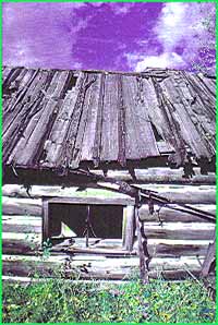 One of the old mining town's houses.